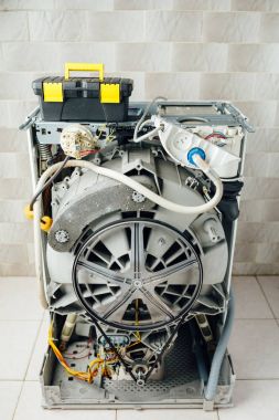 çamaşır makinesi açık kasa ile hizmet için hazır