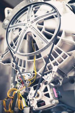 çamaşır makinesi açık kasa ile hizmet için hazır