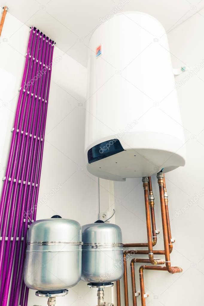 independent heating system with boiler