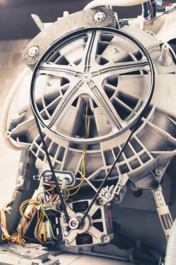 çamaşır makinesi açık kasa ile hizmet için hazır