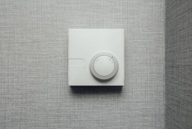 termostat iklim kontrolü, closeup görünümü