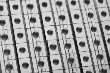 vida somun üst üste endüstriyel arka plan slayt