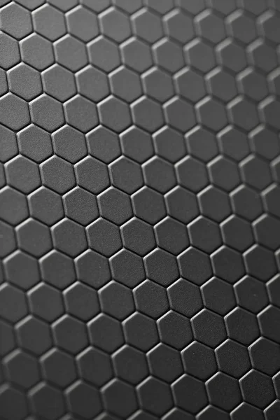 Honeycomb teflon black background — Stock Photo, Image