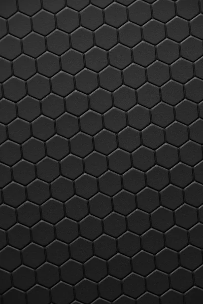 Honeycomb teflon black background — Stock Photo, Image