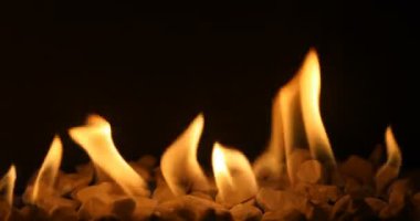 Yanan ateşi, döngü hazır 4 k zemin ile gaz şömine