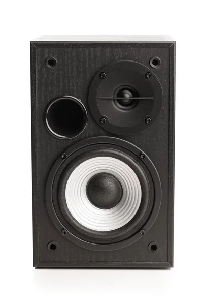 Audio sound speaker, isolated on white — Stock Photo, Image