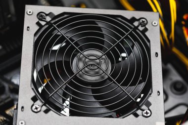 cooler fan of power supply unit clipart