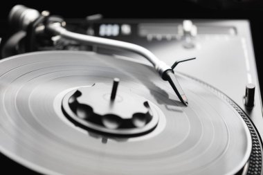 Vinil plaklı soyut turntable