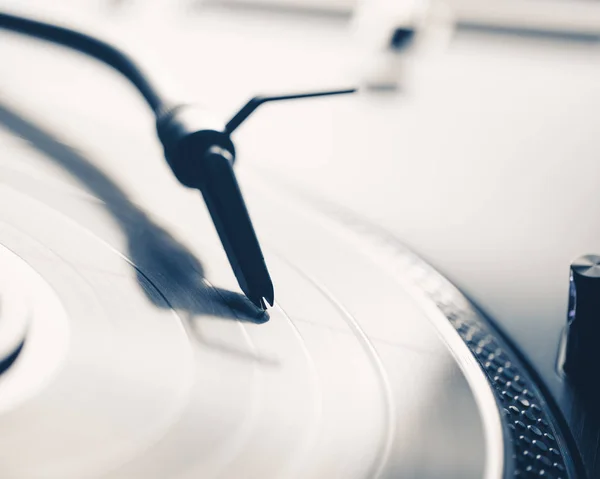 Abstract turntable with vinyl record — Stock Photo, Image