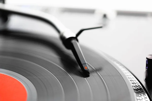 Abstract turntable with vinyl record — Stock Photo, Image