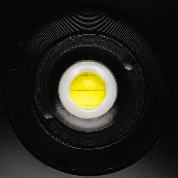Dioda LED dużej mocy latarka kieszonkowa, widok z bliska — Zdjęcie stockowe
