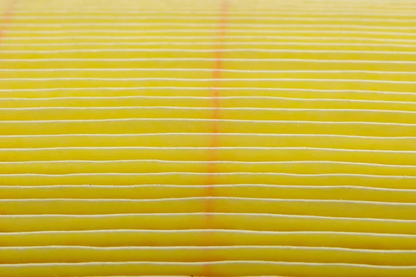 Желтый Воздушный Фильтр Двигателя Автомобиля — стоковое фото