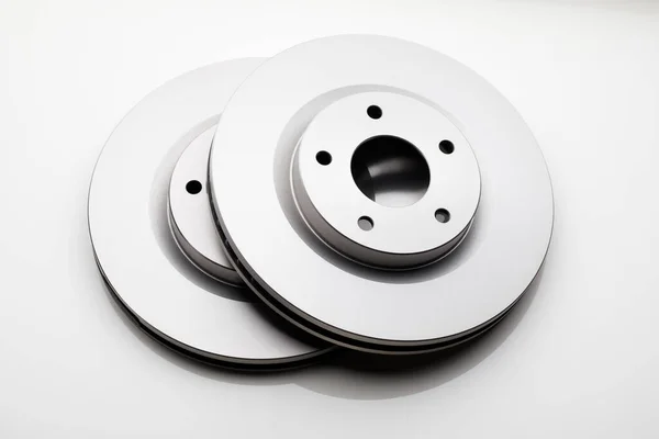 Car Brake Discs White Background — Stock Photo, Image