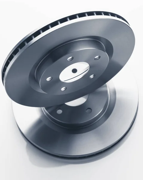 Car Brake Discs White Background — Stock Photo, Image