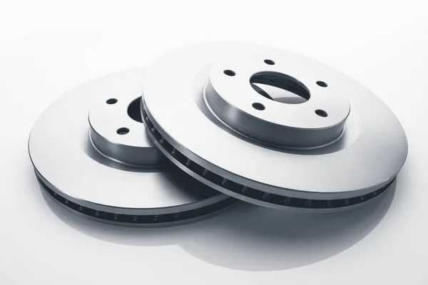 Car Brake Discs White Background — Stock Photo, Image