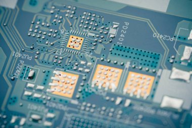 yazdırılmış devre kartı (pcb), makro görünüm