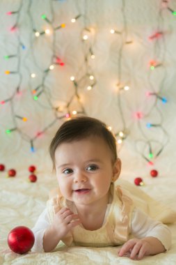 Onun ilk Noel kız bebek