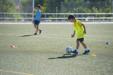Bir eğitim genç futbolcu