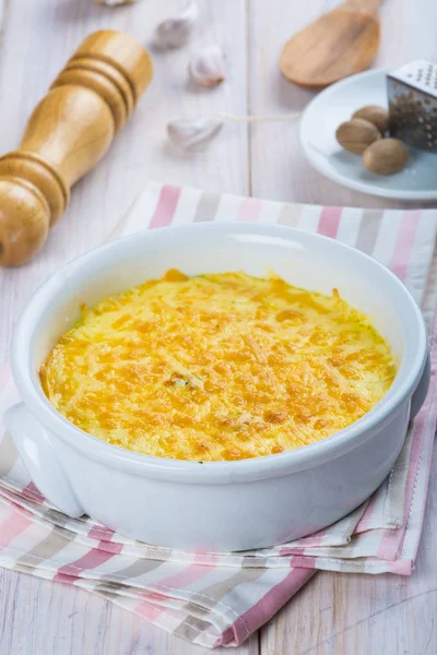 Casserole d'épinards à la crème — Photo