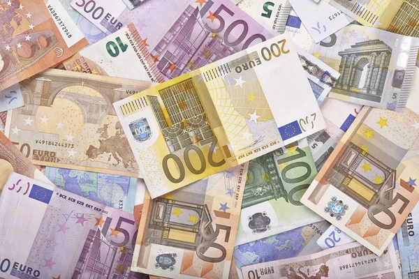 유럽 돈 배경 — 스톡 사진