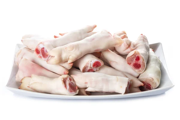 Raw crubeens or pig trotters — Stock Photo, Image