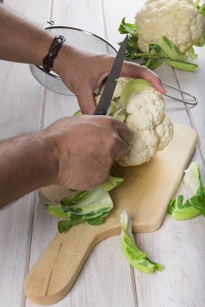 Hazırlama ve karnabahar temizlik Şef