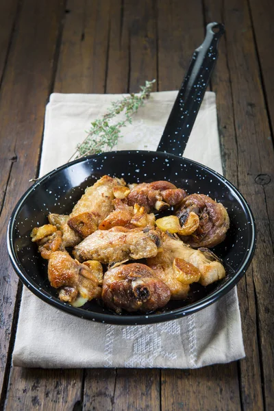 Estilo de la abuela pollo frito — Foto de Stock