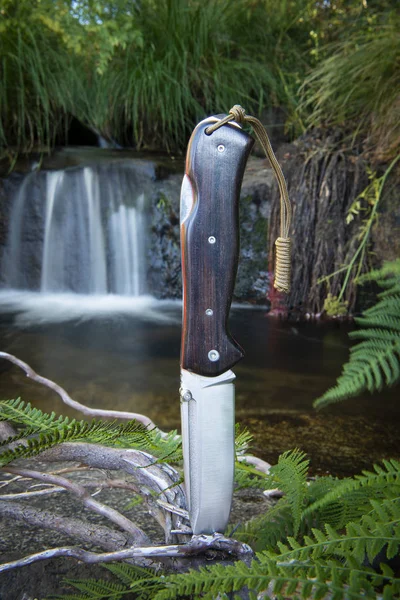 knife for bushcraft and survival in the wild