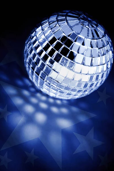 Retro Disco Ball Macro — Stock Photo, Image