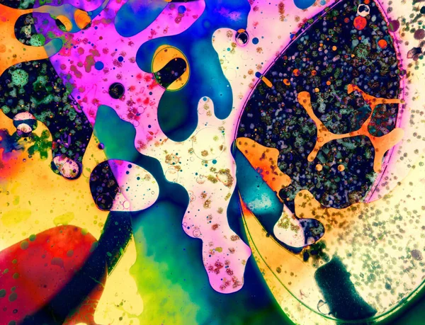 Und Wasser Gemischte Farbe Hintergrund — Stockfoto