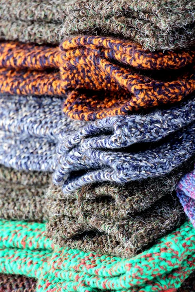Calcetines de lana hechos a mano para la venta —  Fotos de Stock