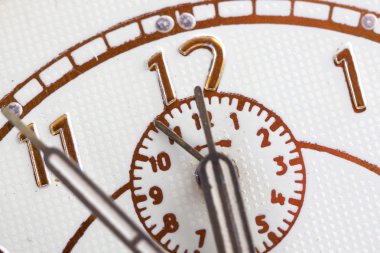 saat yüzünü elleri closeup