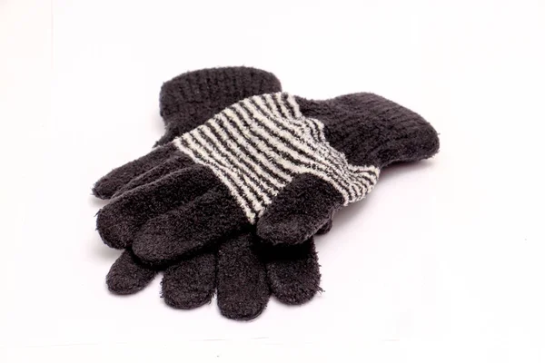 Gants chauds en laine d'hiver — Photo