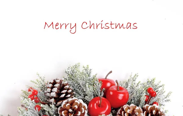 Christmas card .christmas decoration, holiday concept — Stock Photo, Image
