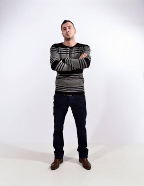 Stüdyodaki genç adam