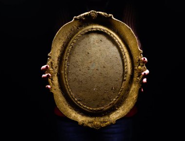 Eski Ahşap Resim Çerçevesi