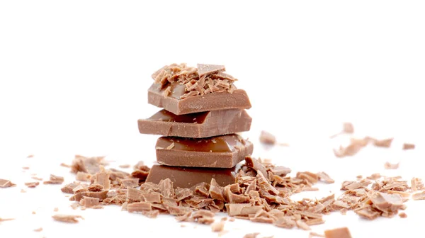 Chocolade krullen, schillen close-up — Stockfoto
