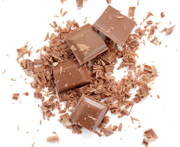 Choklad lockar, peeling närbild — Stockfoto