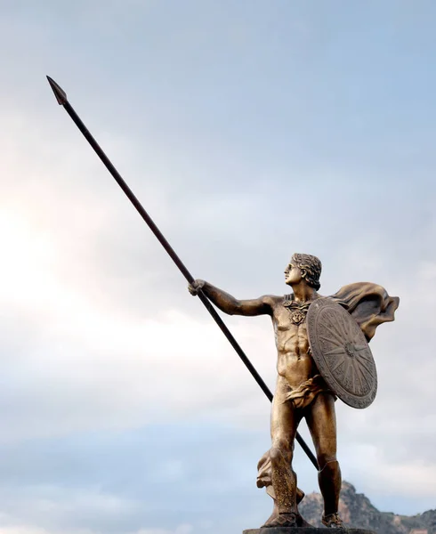 Estatua de Alejandro Magno en el centro de Prilep, Macedonia —  Fotos de Stock