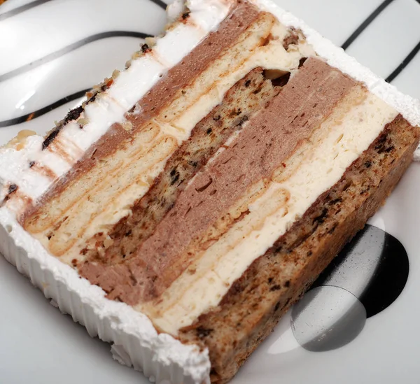 เค้กช็อคโกแลตหวาน — ภาพถ่ายสต็อก