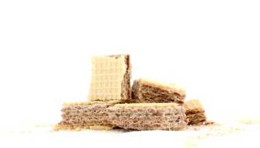 Bir beyaz çikolata waffers