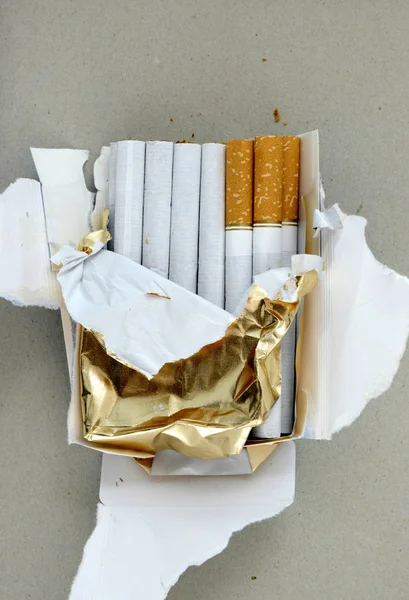 Zigaretten aus nächster Nähe — Stockfoto