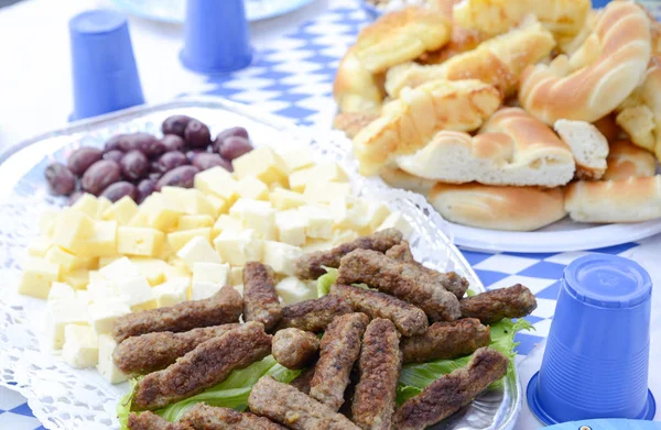 Traditionelles Balkan-Kebaps-Bild einer — Stockfoto