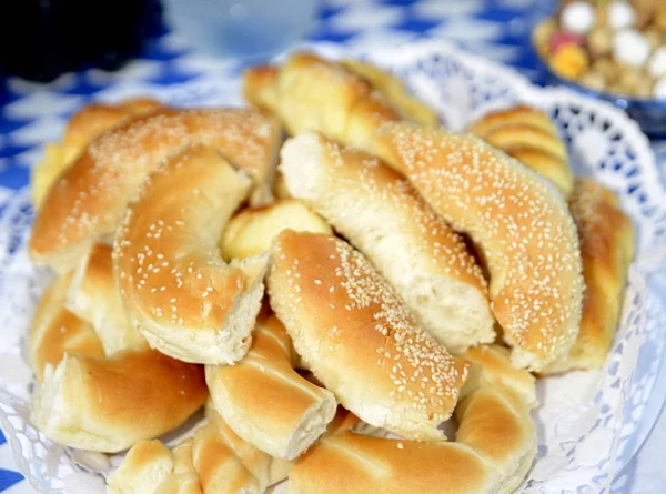 Piolhos de bagel picados — Fotografia de Stock