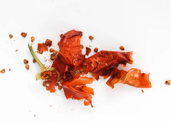 Droge rode hete chili paprika — Stockfoto