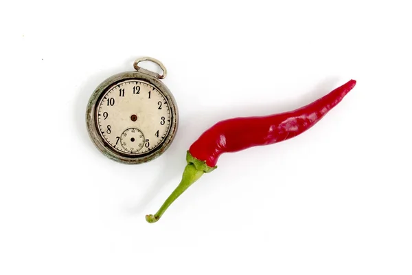 Chili peper geïsoleerd — Stockfoto