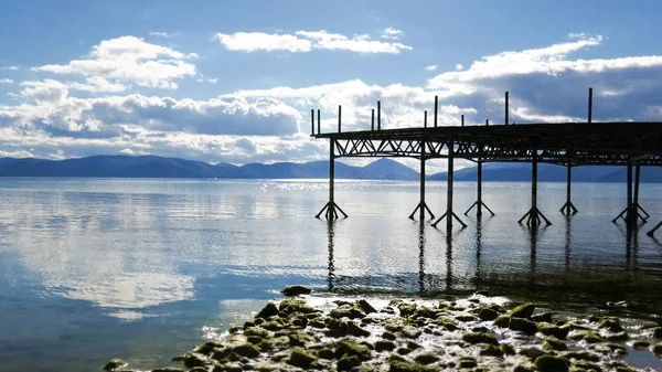 Lake Prespa, in Macedonia — Stock Photo, Image