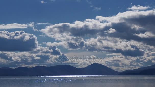 Makedonya prespa Gölü — Stok video