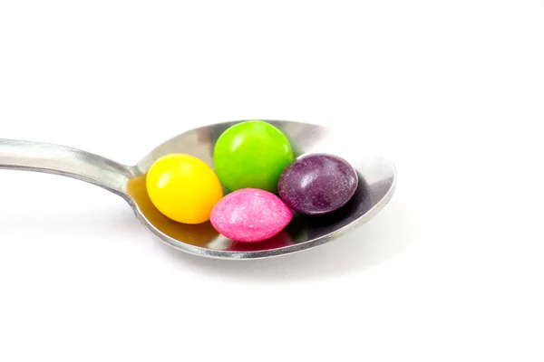Permen warna manis, rasa buah bonbons — Stok Foto