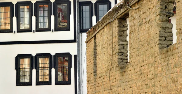 Old architecture in ohrid, macedonia — Stock Photo, Image